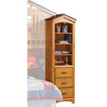 Rustic Oak 4 Shelf Bookcase E61077