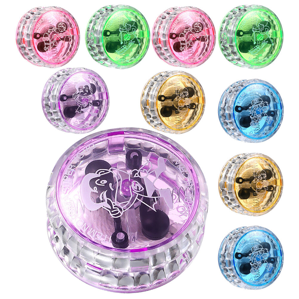 10Pcs LED Yo-yo Toy Light up Yo-yo Responsive Ball Toy D988