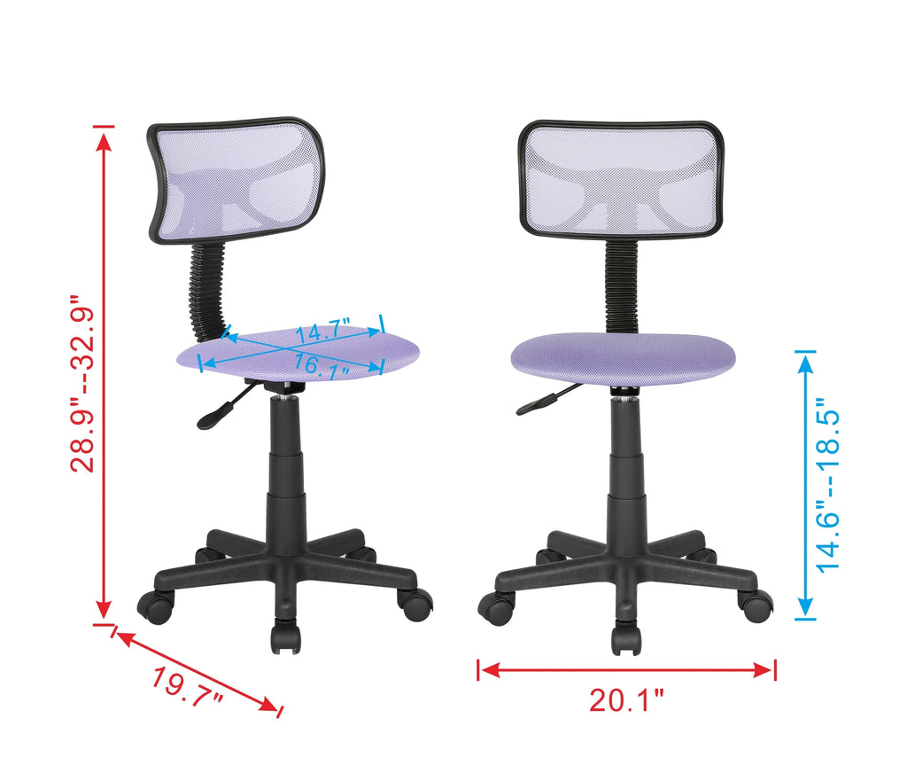 Kids Mesh Rolling Desk Chair H149