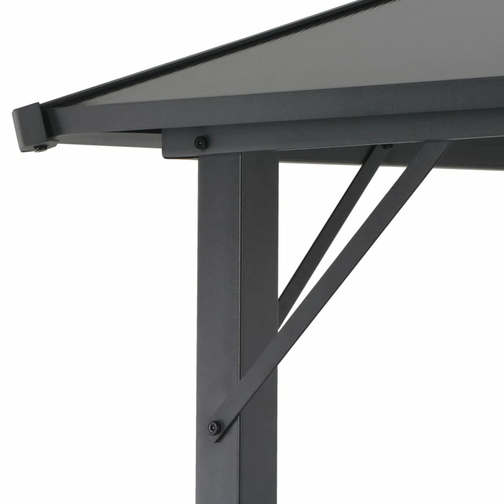 Black Outdoor Party Tent Canopy 18.9ft x 9.5ft x 10.1ft C22591