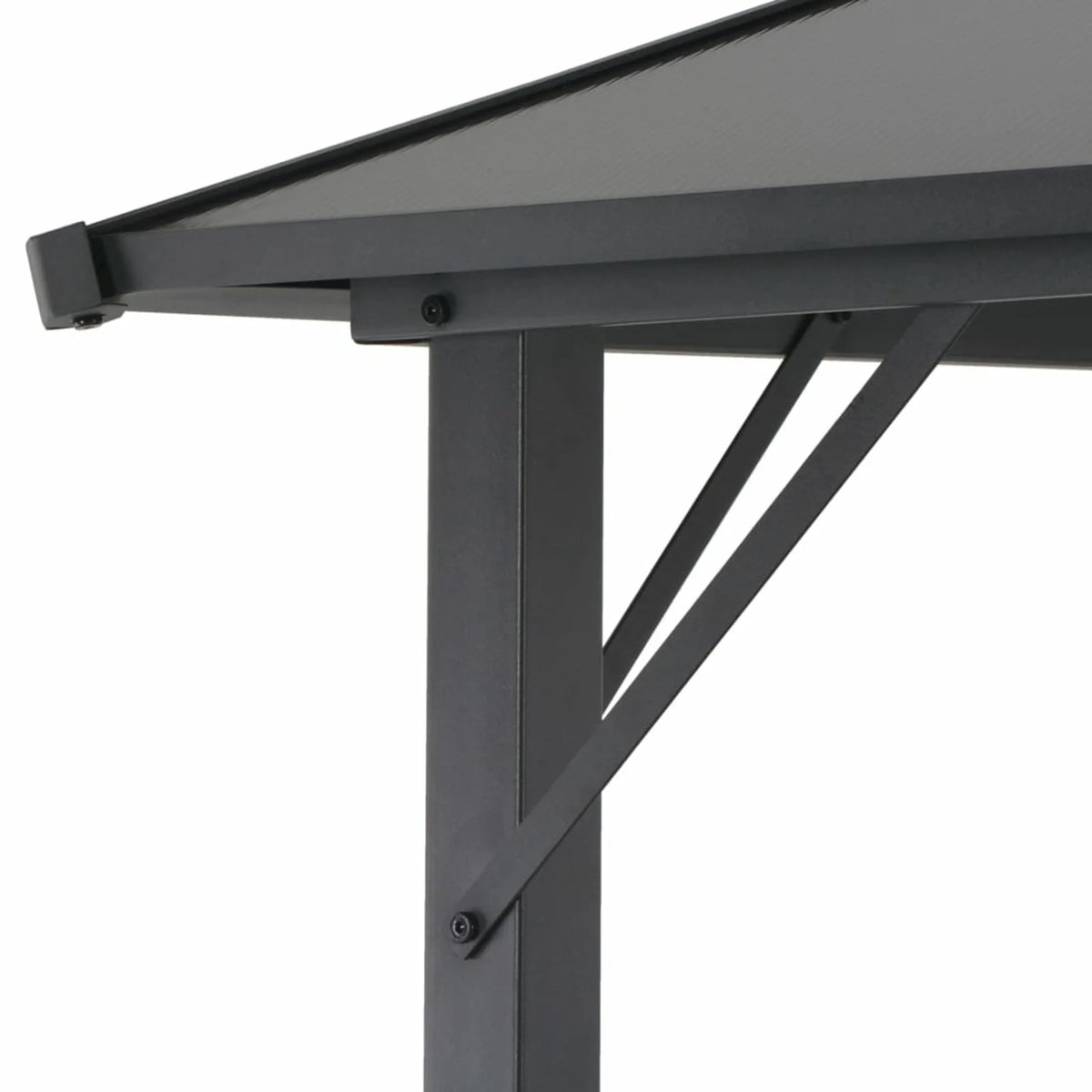 Black Outdoor Party Tent Canopy 18.9ft x 9.5ft x 10.1ft C22591