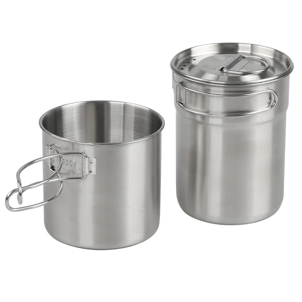 Stainless Steel Camping Cookware Set C906998