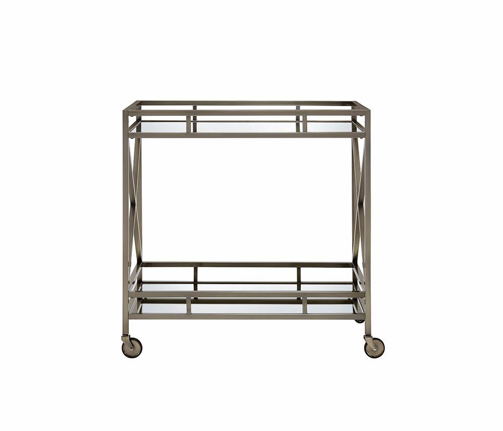 Antique Brass Metal Serving Cart F799