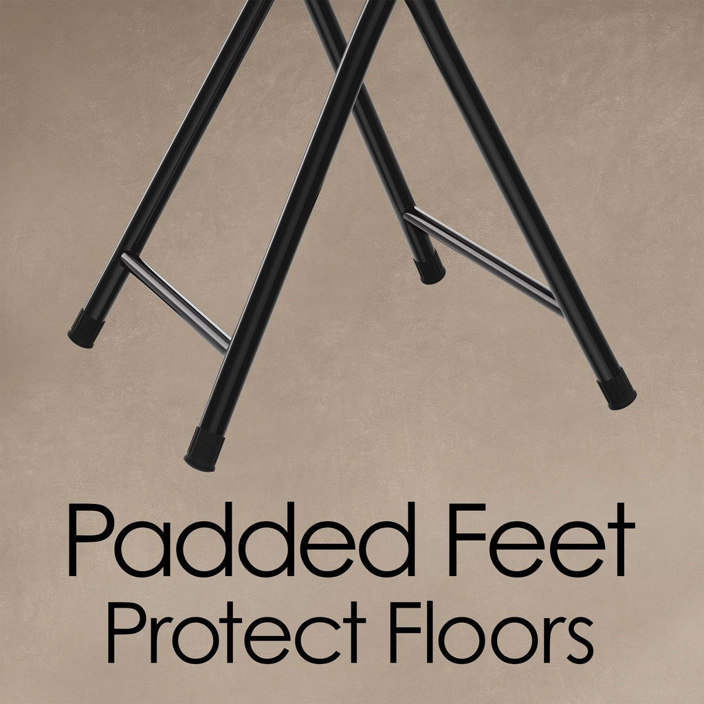 Black 18-inch Folding Stool P273
