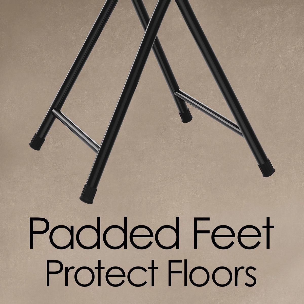 Black 18-inch Folding Stool P273