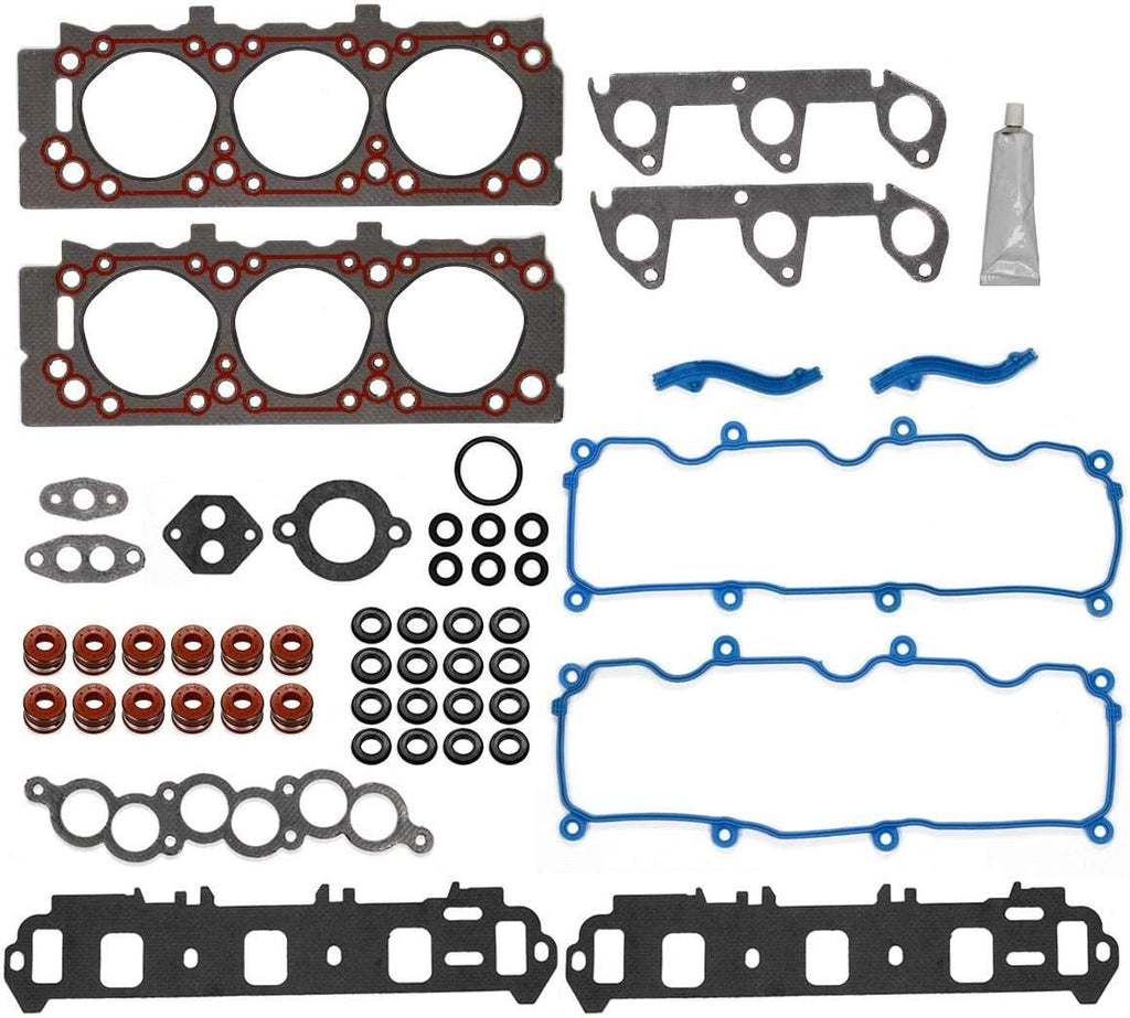 Cylinder Head Gasket with Bolts Kit Compatible with Ranger 1999-2001 3.0L Pack of 2 Z54385