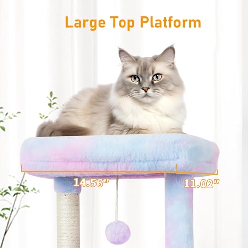 Cat Tree Tower Condo with Sisal Scratching Post Q615
